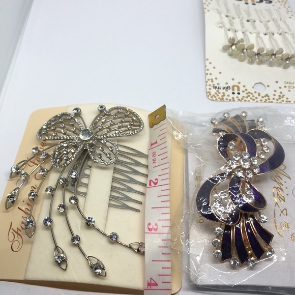 CURATED sparkling glam hair accessories bundle party special event - Picture 4 of 4